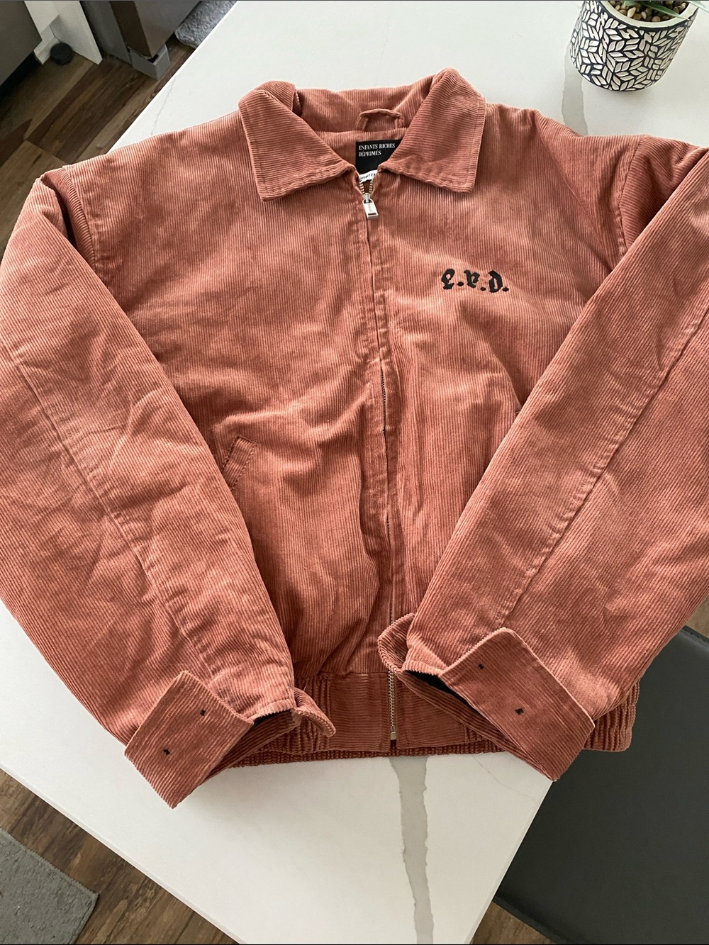 ERD Enfants  Zip-Up Jacket in Rust by Unknown Brand